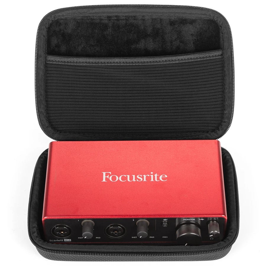 Analog Cases GLIDE case for Focusrite Scarlett 4i4, UA Arrow