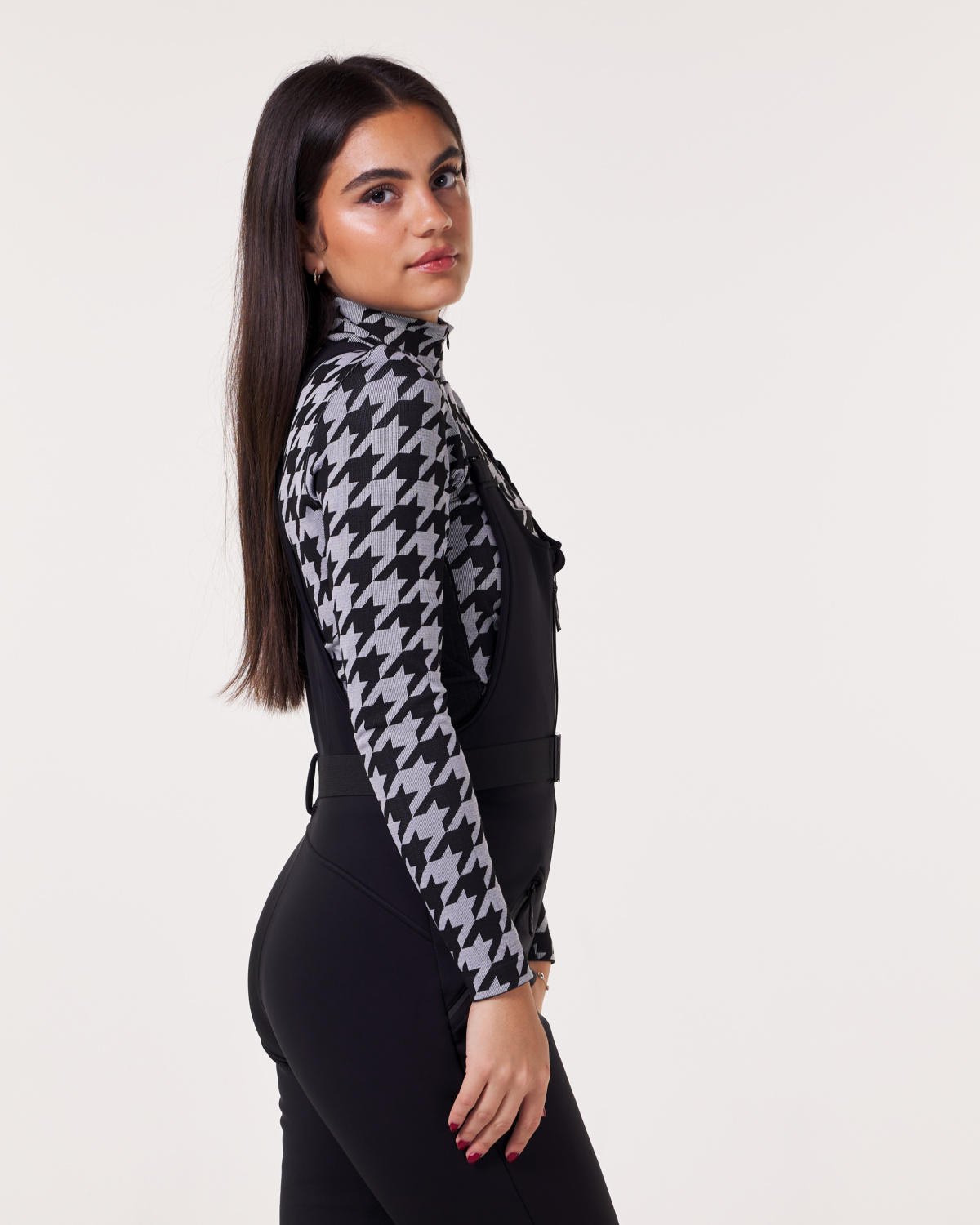 Bumpro Whistler Seamless Baselayer Half Zip Black\White