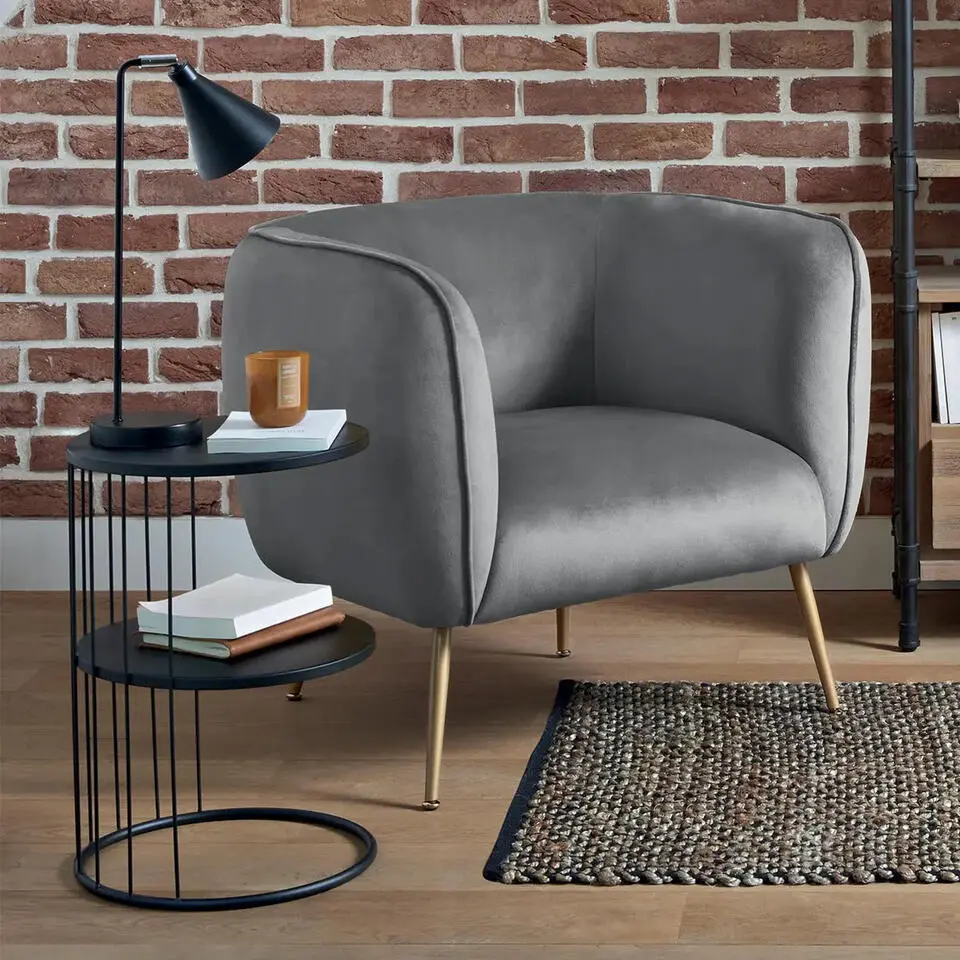 Atmosphera Salontafel Kobu - zwart - metaal - salontafel