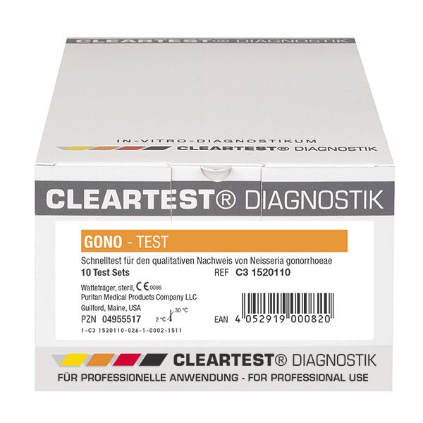 Cleartest® Gonorrhoe, Tripper, Gonokokken, Neisseria gonorrhoeae