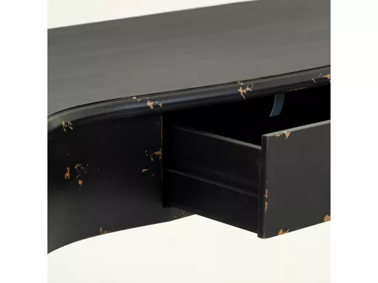 Console en bois avec 1 tiroir 125x42,5x78