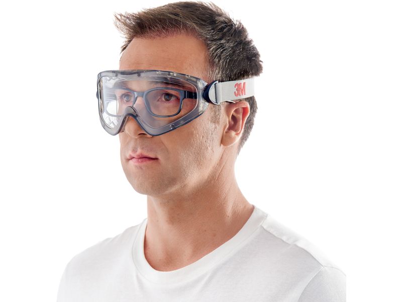 3M Schutzbrille Vollsicht transparent 3M Vollsichtschutzbrille, grau