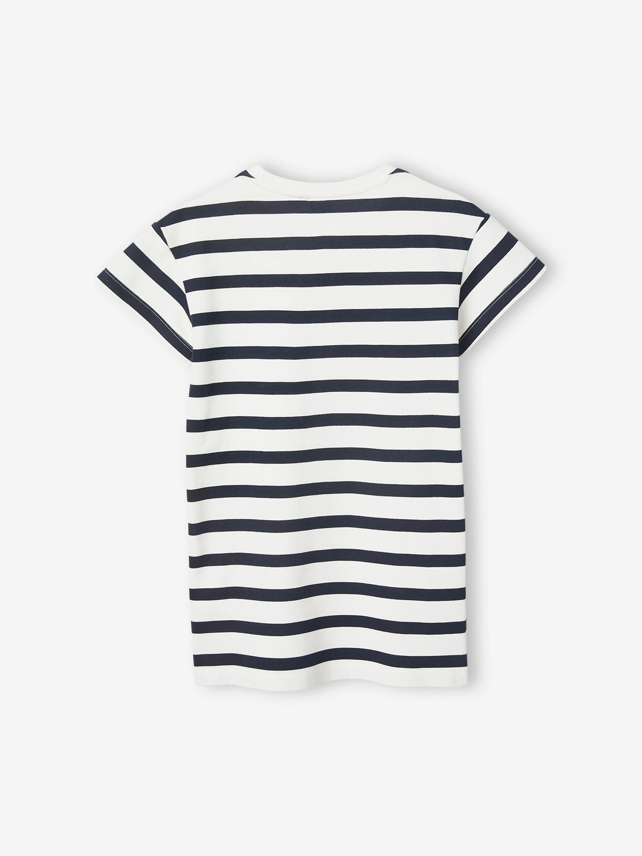 Vestido de marinheiro listrado azul-marinho Minnie da DS® para meninas