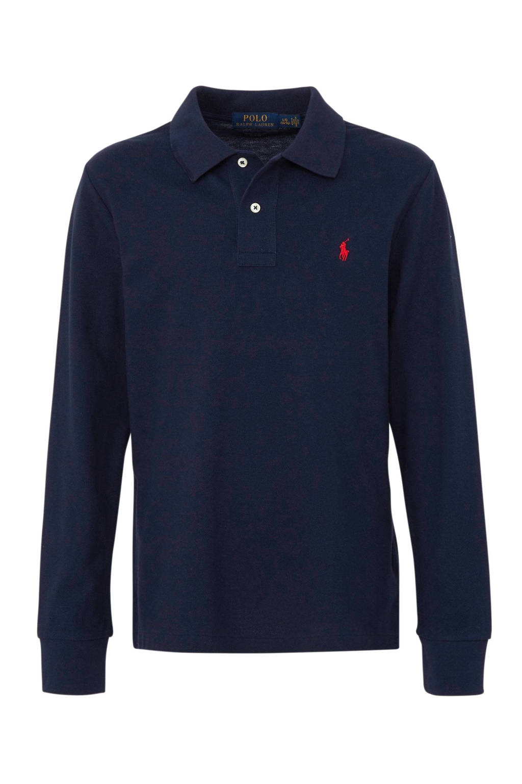 POLO Ralph Lauren polo met borduursels donkerblauw