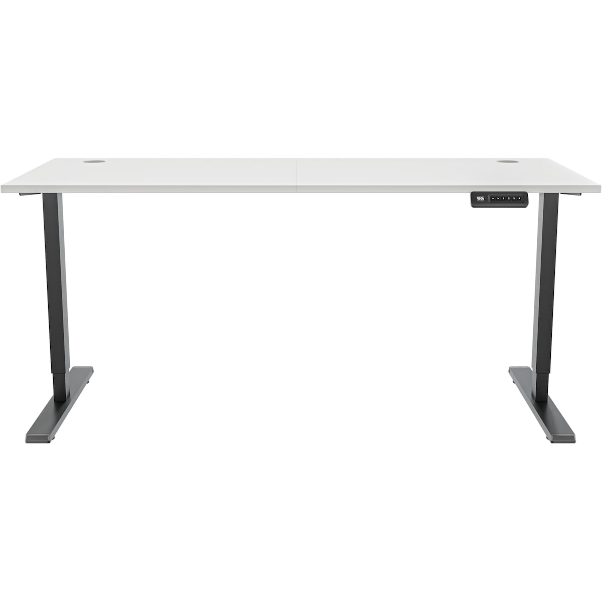 Piranha E-Base 140 høydejusterbart skrivebord (sort/hvit)