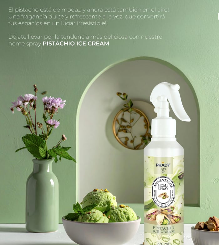 Prady - Ambientador Home Spray 200ml - Pistachio Ice Cream