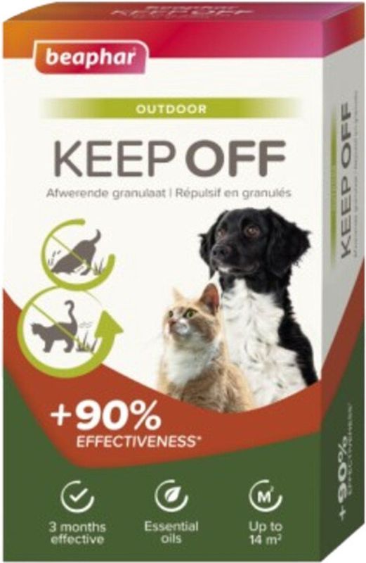 Beaphar - Keep Off Granulate - 2x200 gr - Natuurlijke Essentiële Oliën
