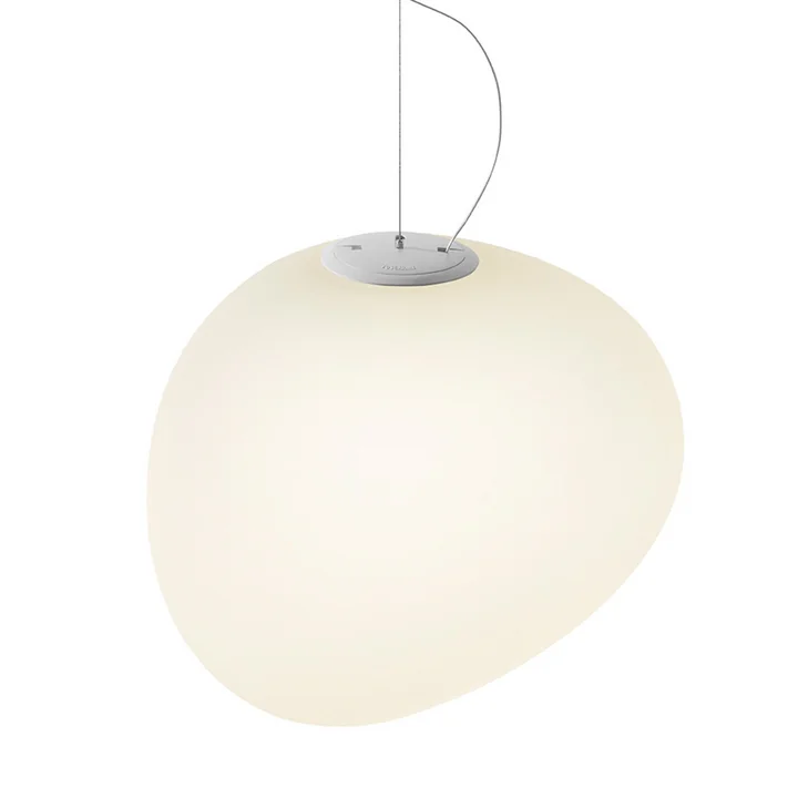 Foscarini - Gregg Pendelleuchte, grande, weiss / weiss (dimmbar über TRIAC)