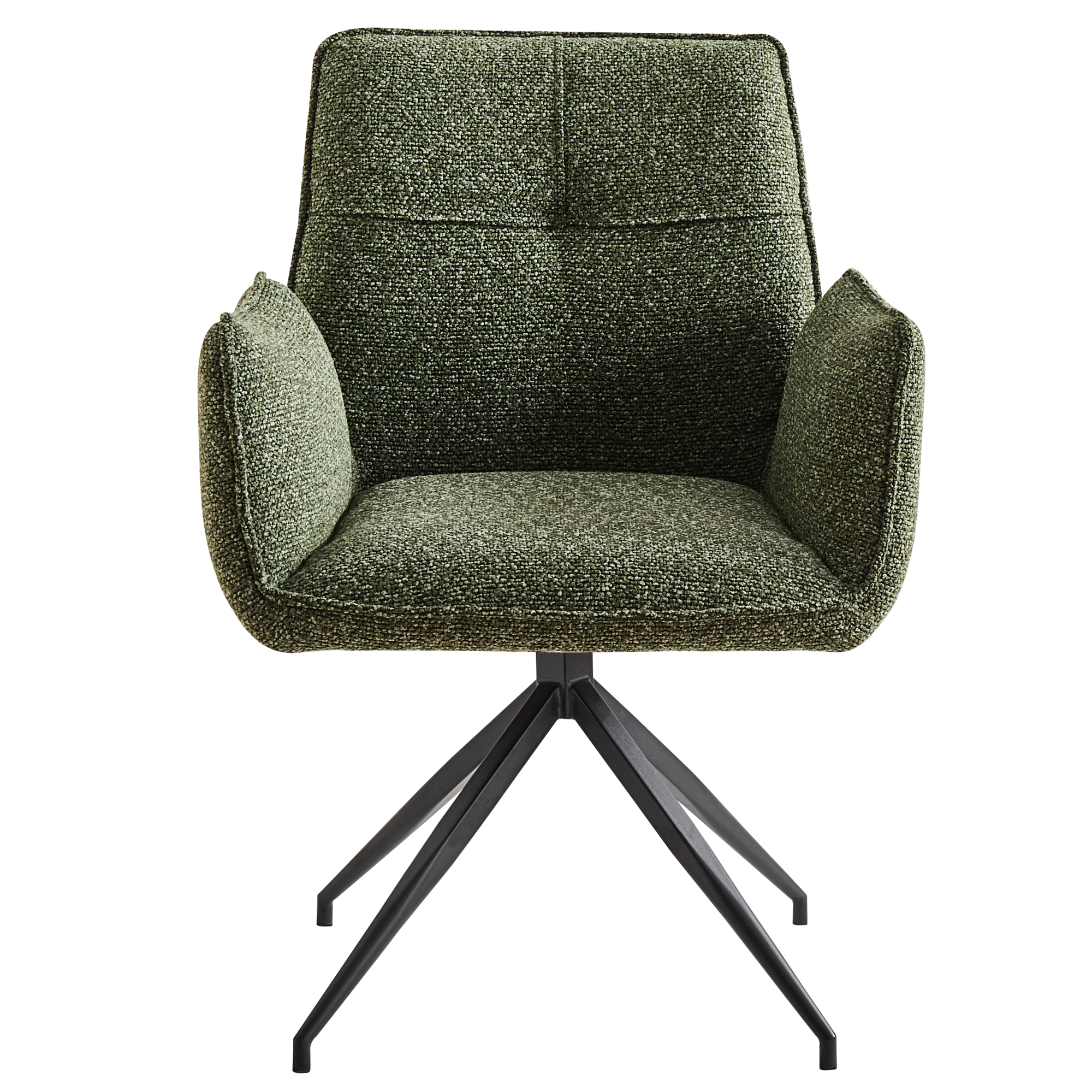 Alice draaistoel stof groen