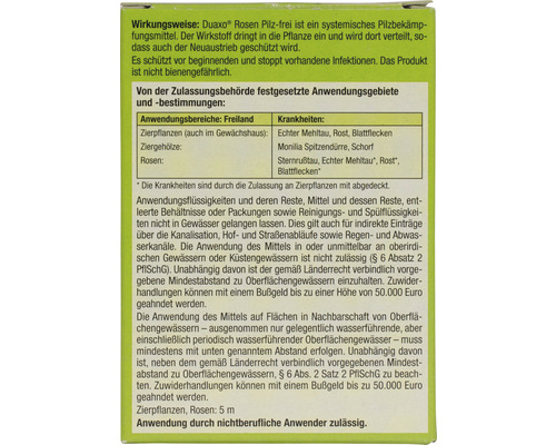 Rozen- en sierplantenfungicide COMPO Duaxo Concentraat 50 ml