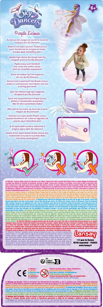 SKY DANCERS - POUPEE PURPLE LICIOUS
