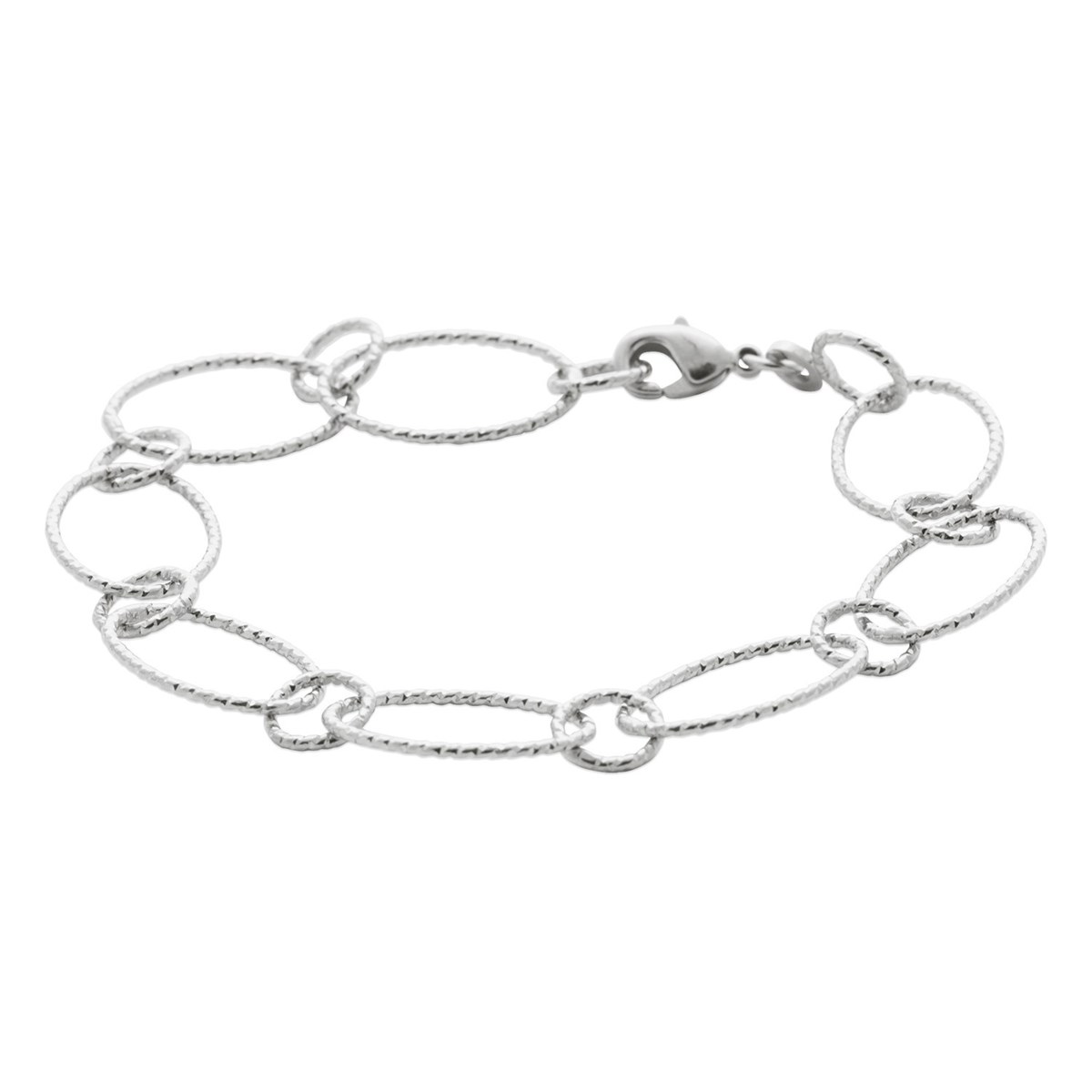 Bracelet Brillaxis argent rhodié