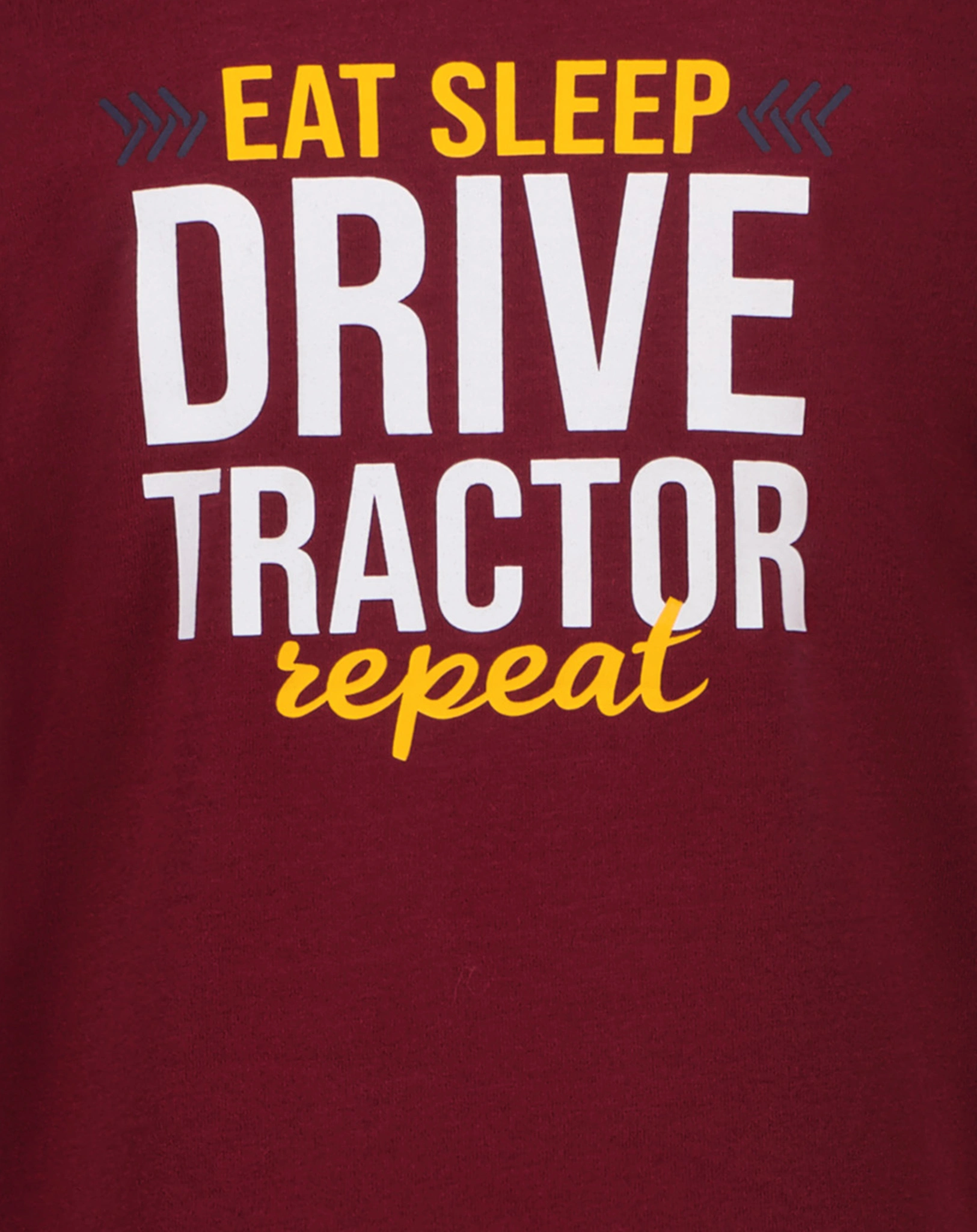 Langarmshirt FULL SPEED - TRACTOR POWER in deep red
