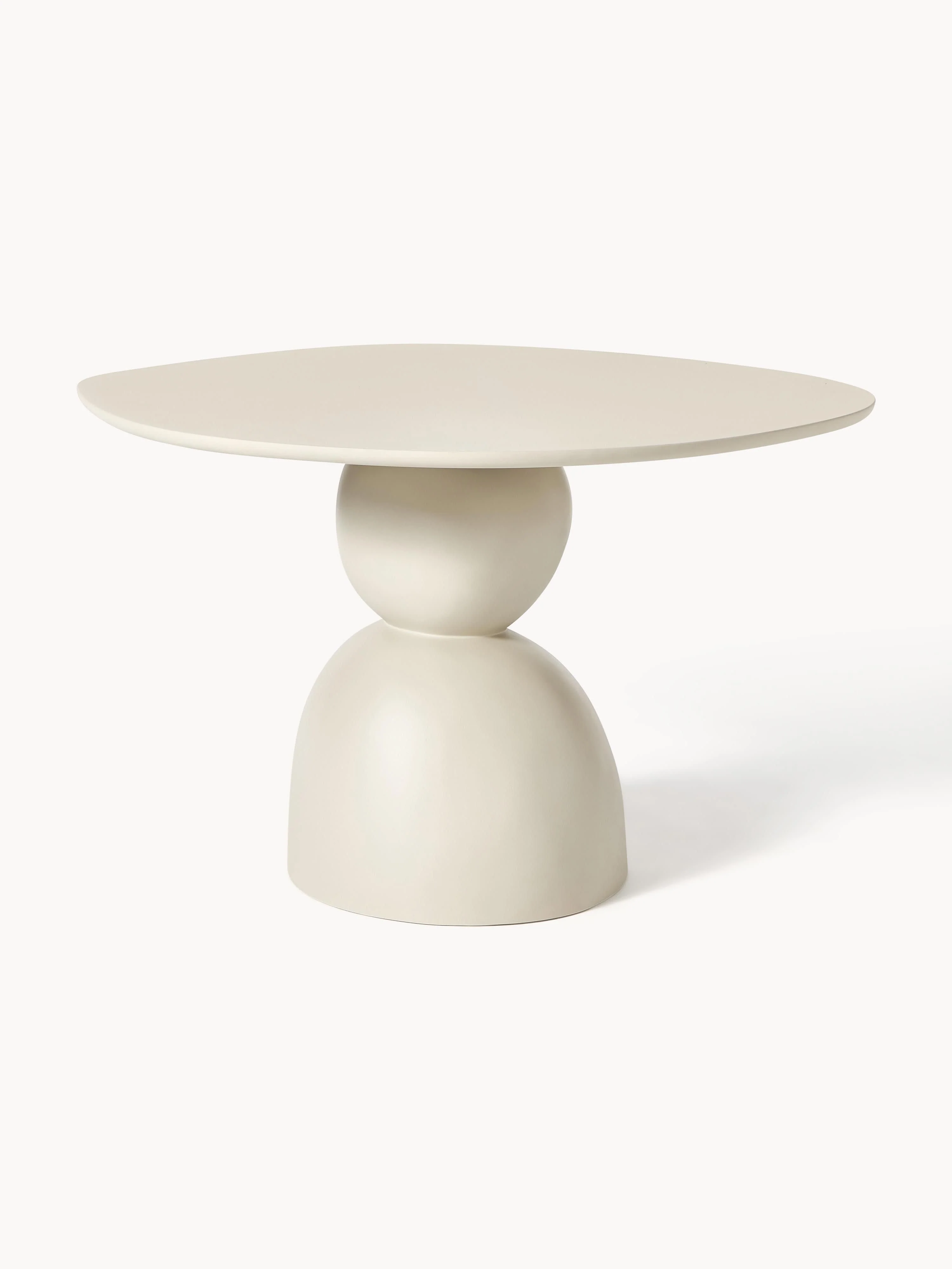 Ronde eettafel Sahra met organisch design, in verschillende formaten