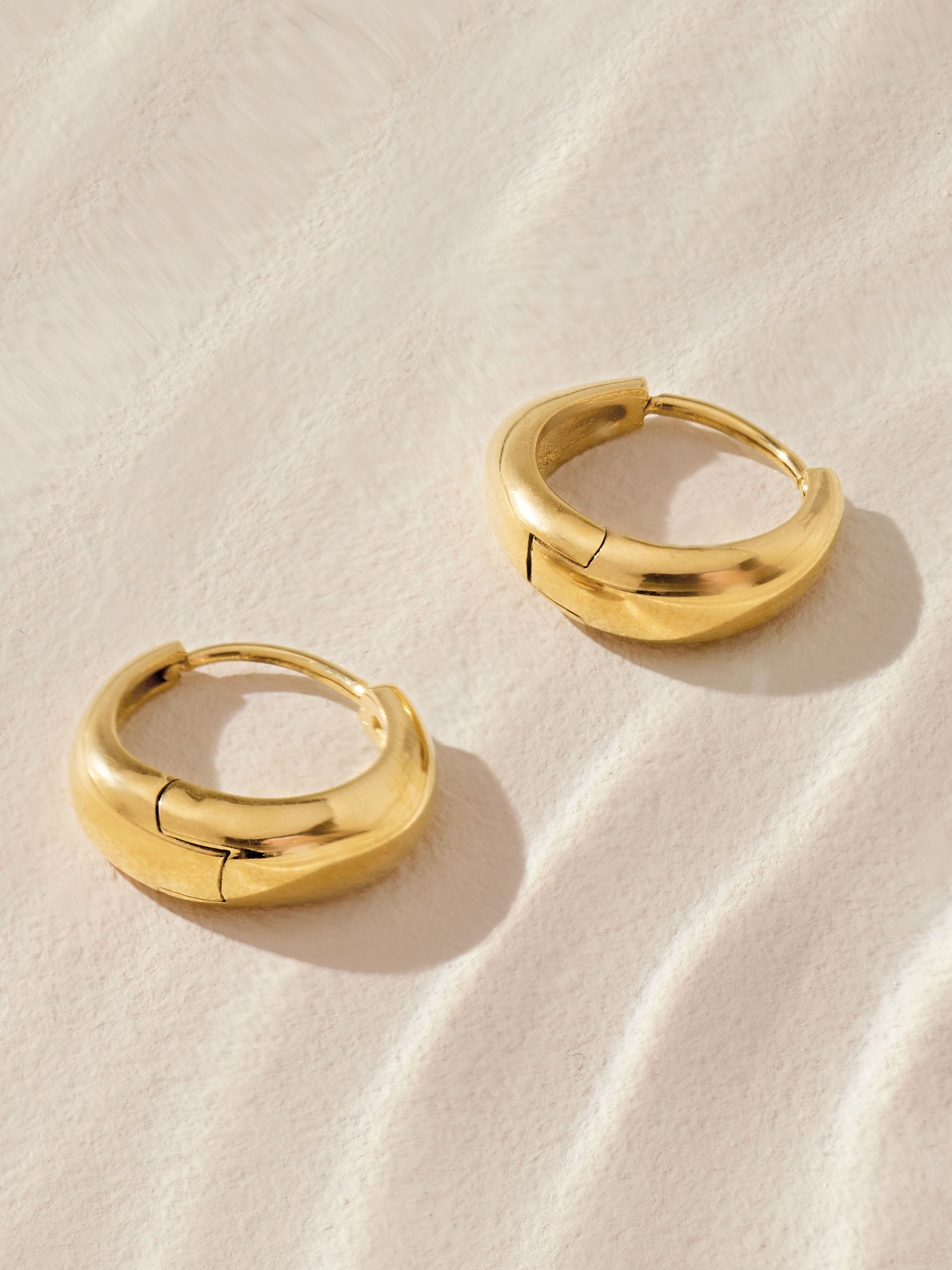 Goudkleurig - Stainless Steel Huggie Hoop Earrings