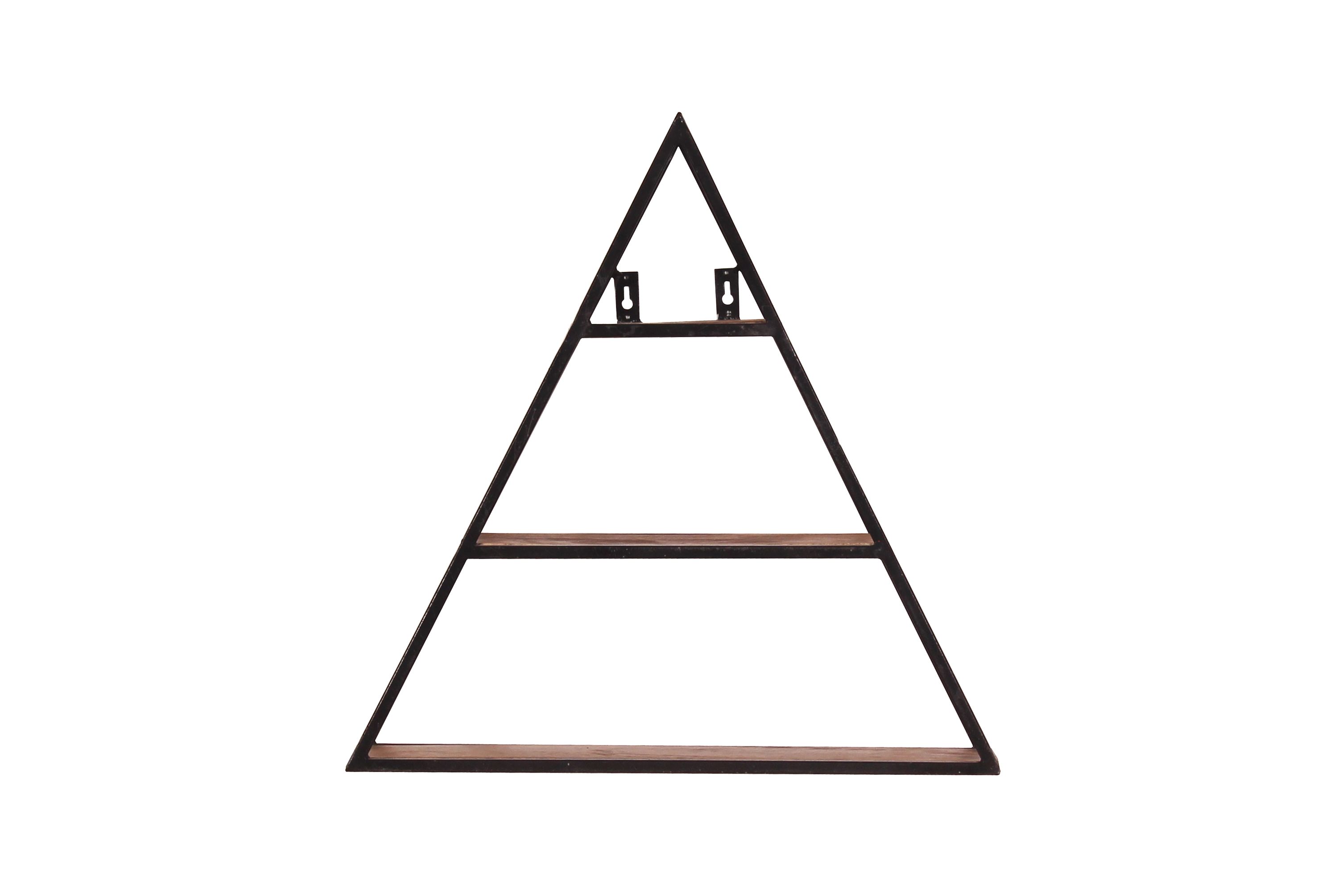 Wandregal Panama Mangoholz Metall Wandboard Ablage Regal Hängeregal Bücherregal