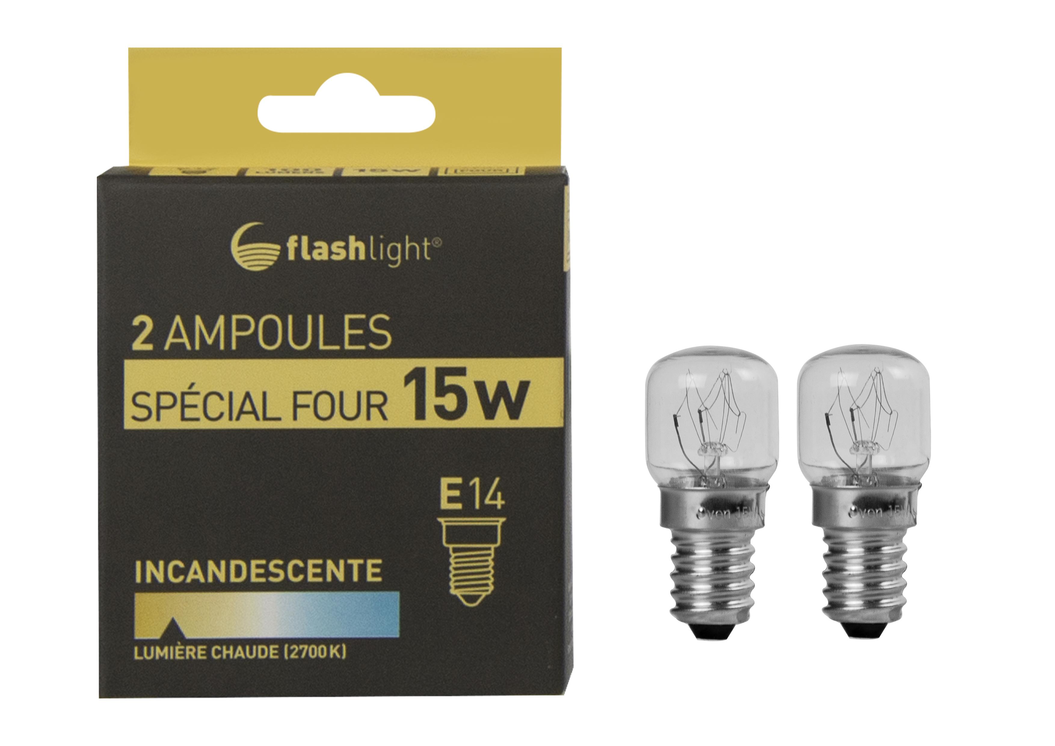 2 AMPOULES FOUR E14 15W