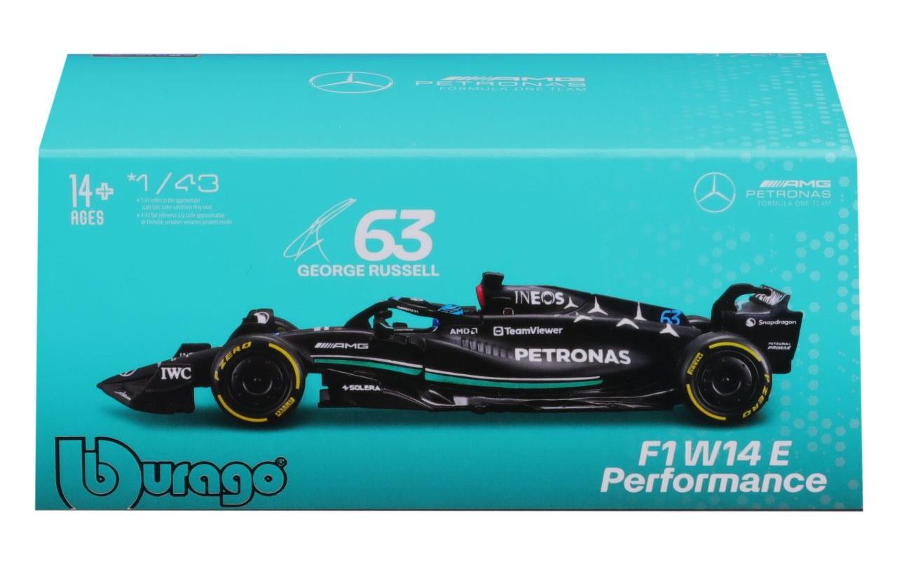 Mercedes-AMG F1 W14 E Perf. Russell 2023 1:43Sammlermodell im Massstab 1:43