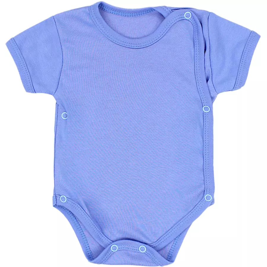 TupTam Baby Jungen Kurzarm Wickelbody 5er Set blau