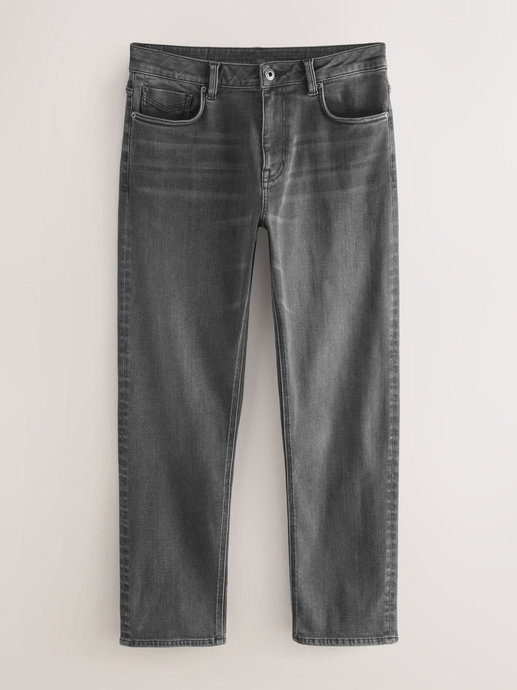 Grijs - ThermoGen - Straight fit - Motionflex jeans