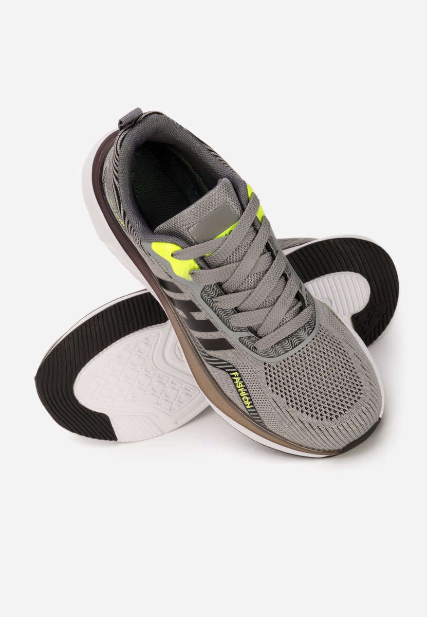 Baskets pour hommes gris Horria v2