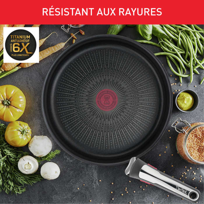 Ingenio Unlimited, Batterie de cuisine 13pcs, Antiadhésif, Induction