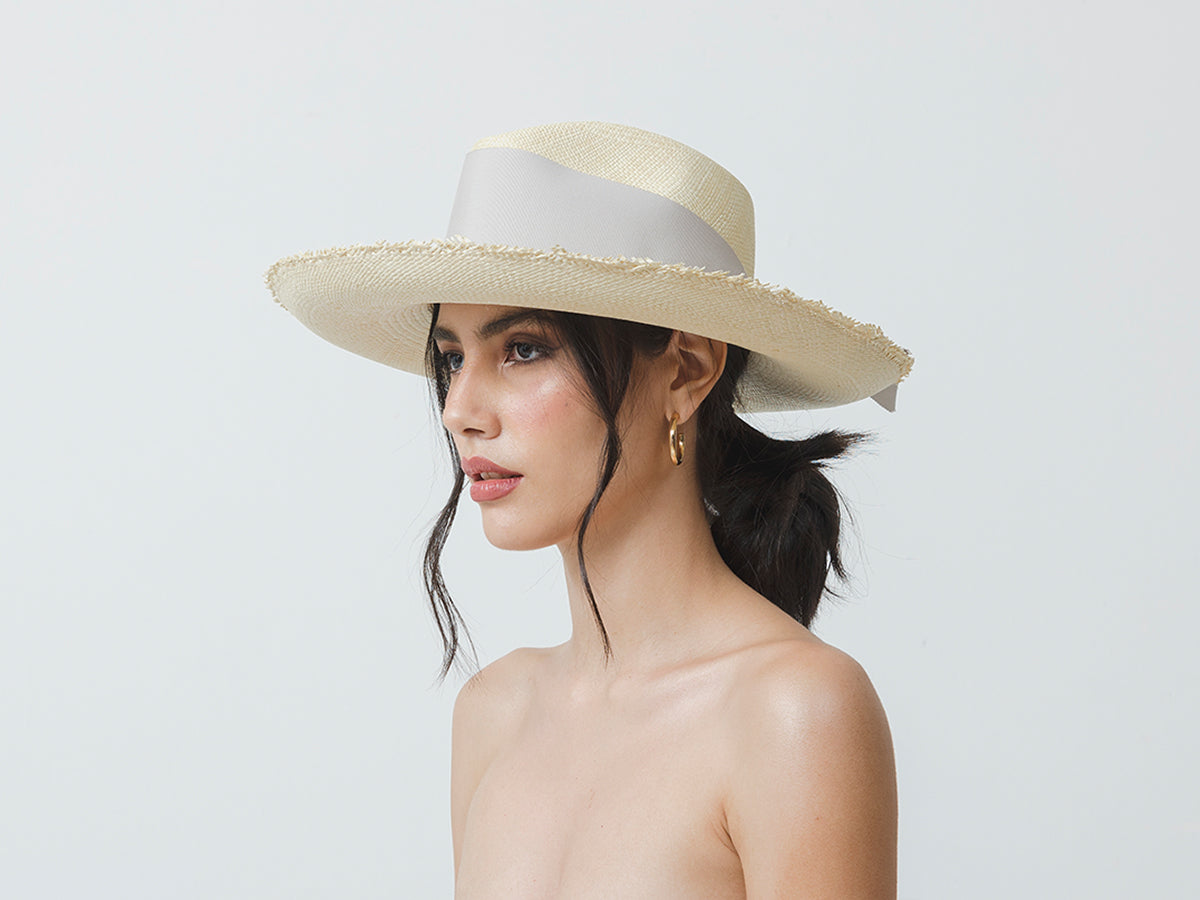 Chapeau Aguacate à long bord