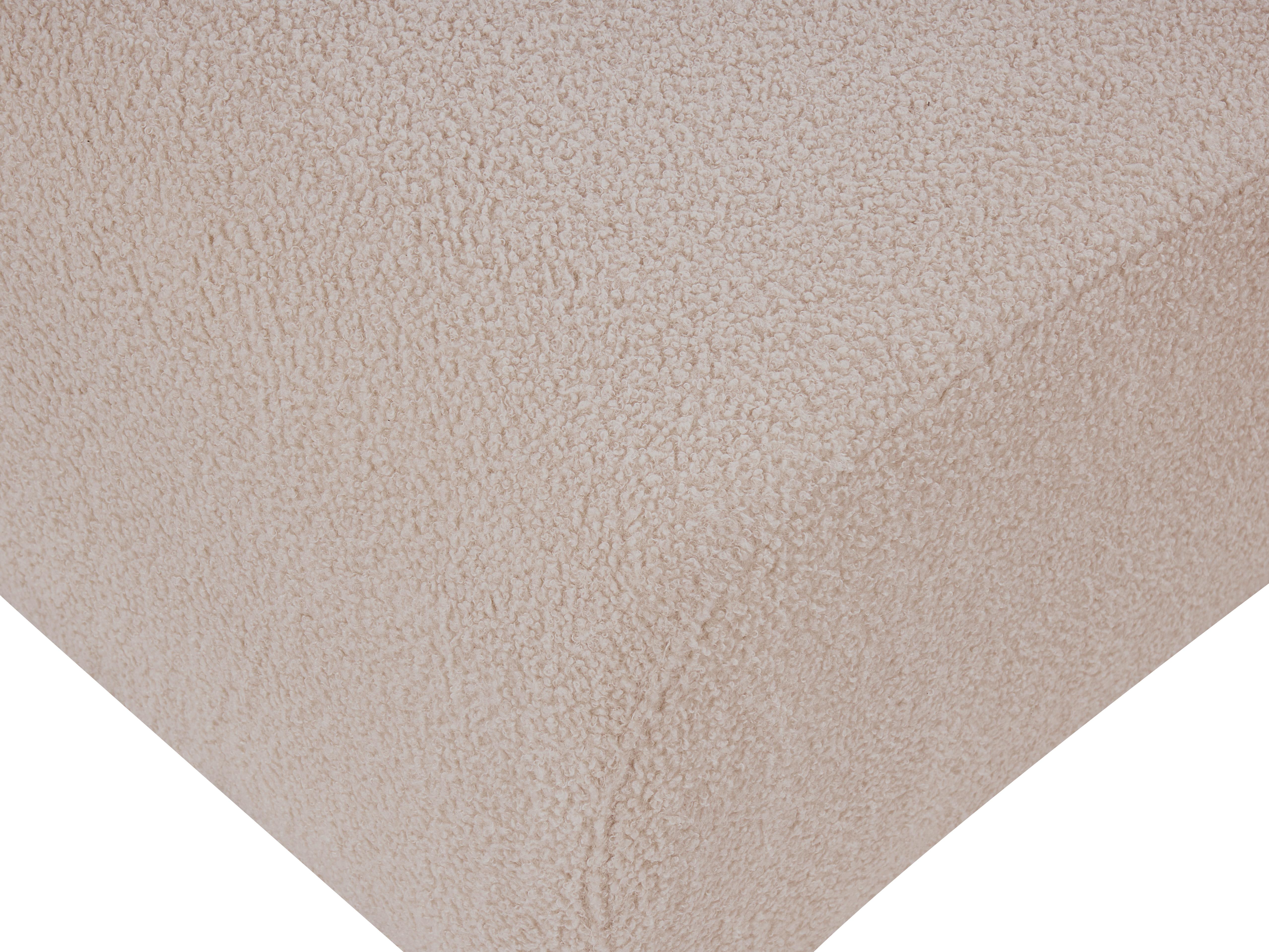 Ottomaan KIVVIK Bouclé Beige