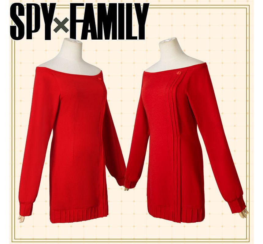 Drexxiax - Spy × Familie Yor Forger Cosplay Kostuumset