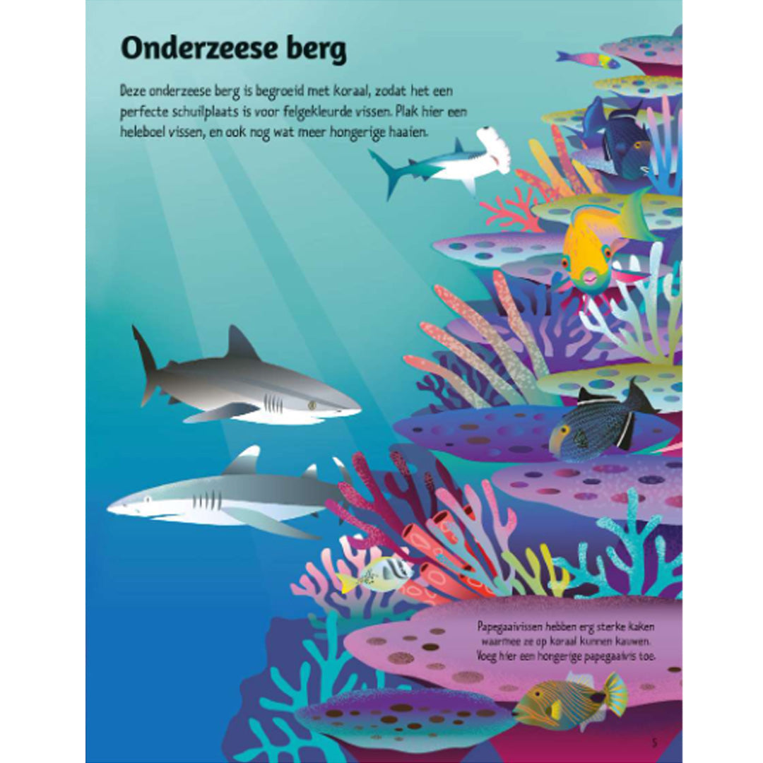 uitgeverij usborne eerste stickerboek oceanen