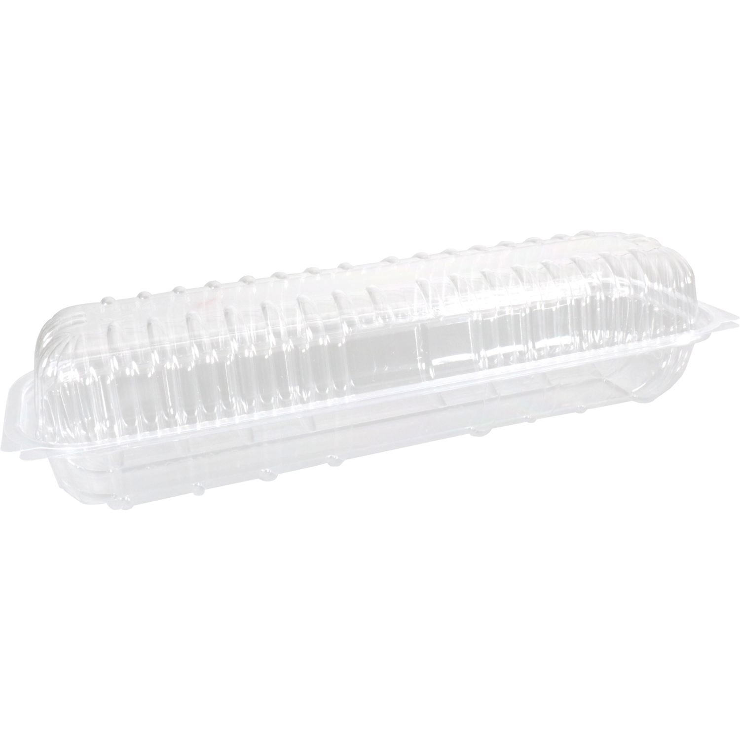 Baguetteverpakking, 300x75x75mm, gerecycled PET, transparant