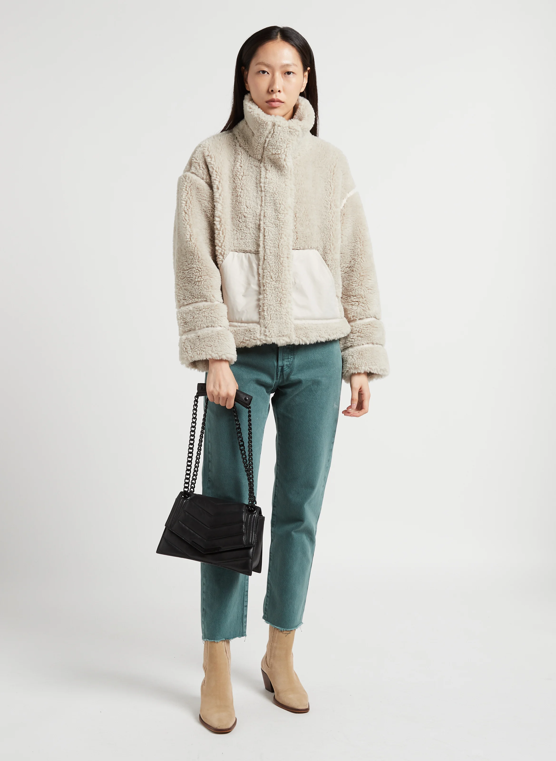THE 1 TIMELESS M - Sac bandoulière en cuir | Noir