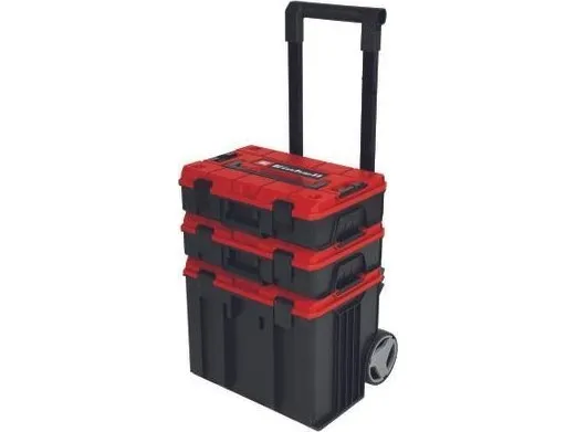 Einhell E-Case Tower, Sort, Rød, Polypropylen (PP), Varmeresistent, Splash resistant, 415 x 273 x 320 mm, 1,01 kg, 450 mm