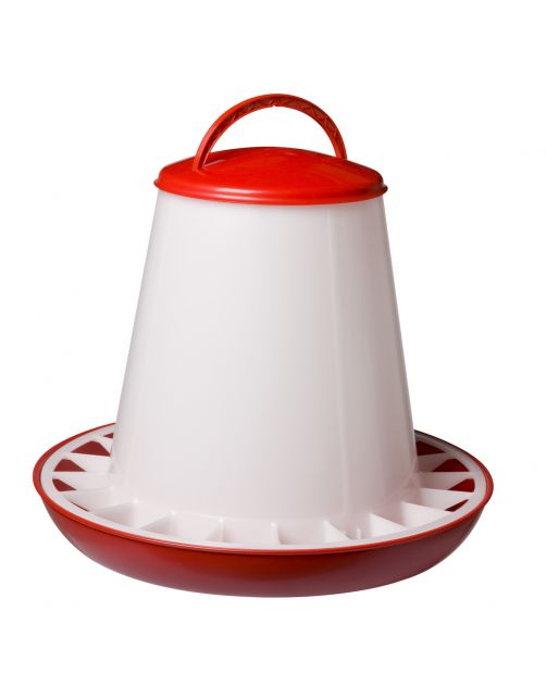 Olba Voersilo Plastic Rood - Voerbak