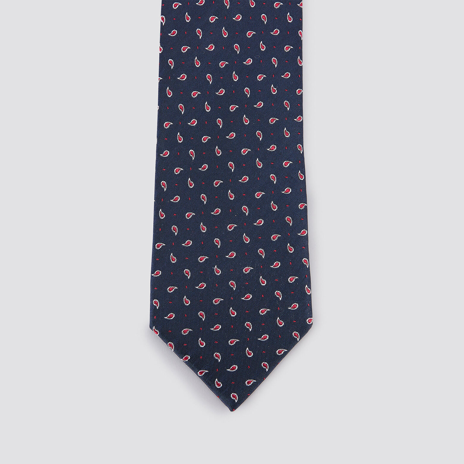 Cravate à motif Bleu foncé