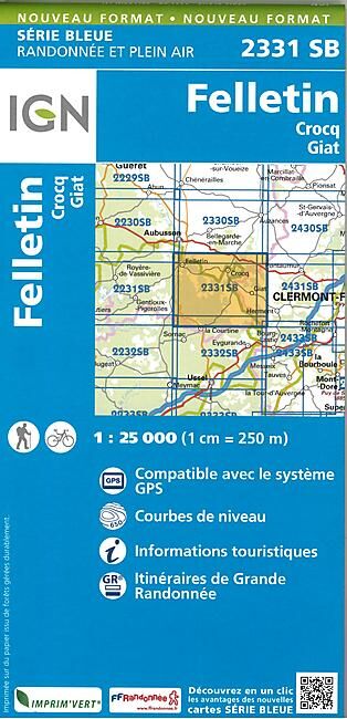 IGN - 2331 SB FELLETIN 1 25 000