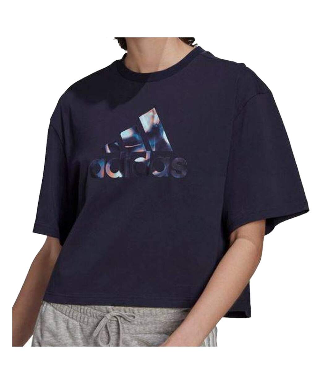 T-shirt Court Marine Femme Adidas GS3872