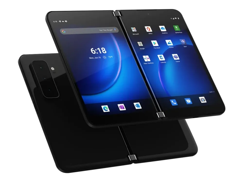 [OUTLET] - Microsoft Surface Duo 2 - 5G smartphone - dual-SIM - RAM 8 GB / Intern hukommelse 128 GB - OLED-skærm - 8.3