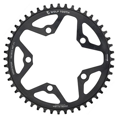 Plateau Wolf Tooth 110 BCD Gravel / CX / Road Drop-Stop B Noir