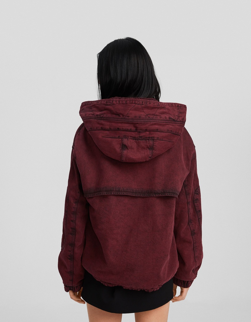 parka curta de ganga