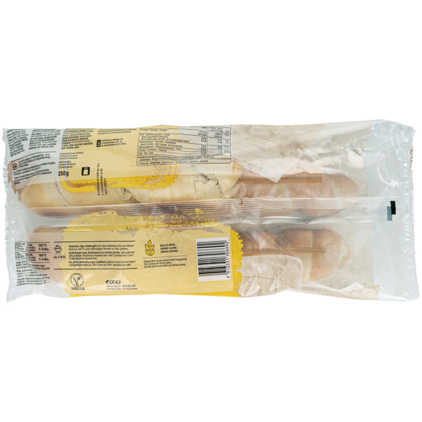 Frischback Stäckebrot 2 Stück