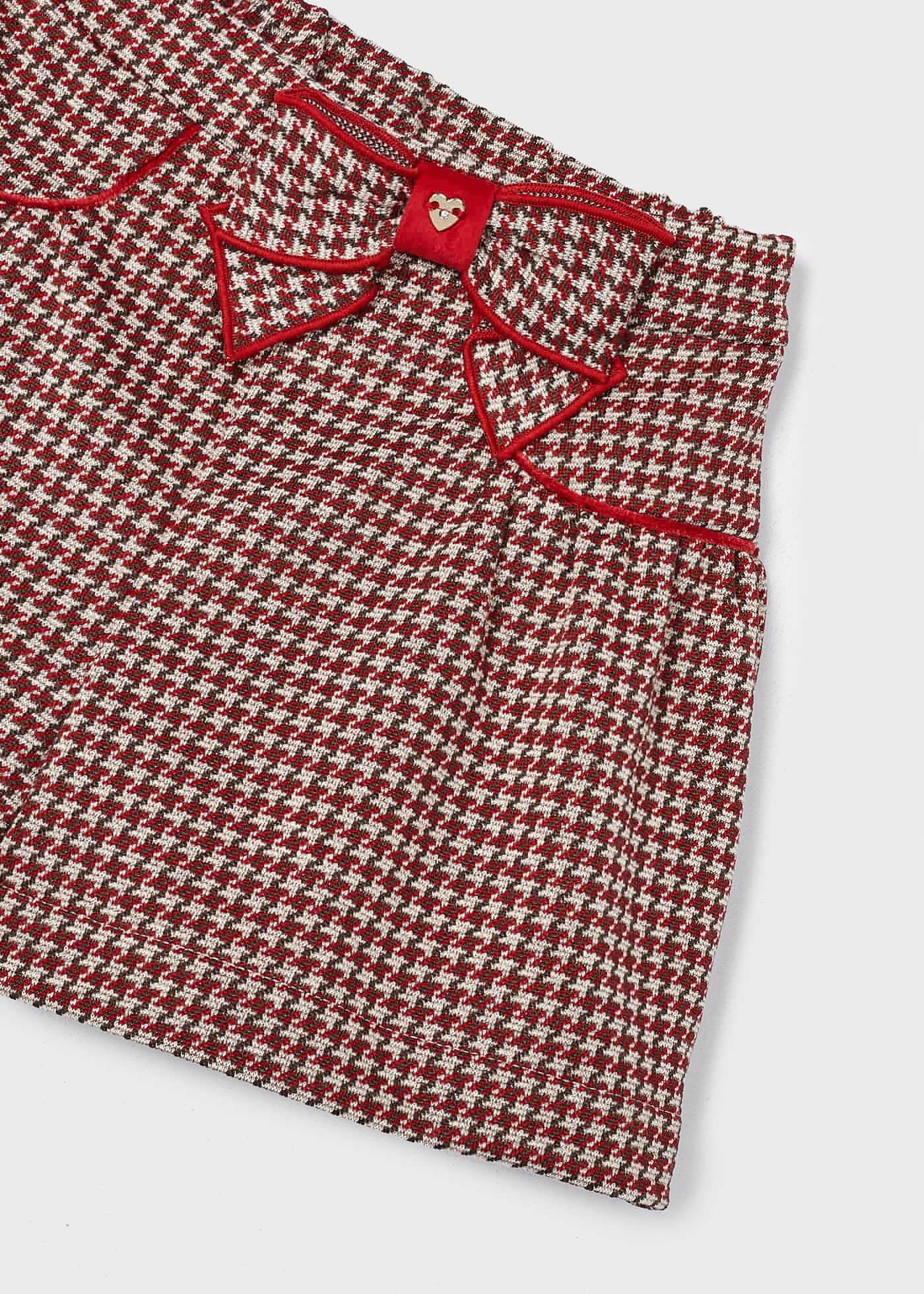 calças culote jacquard para meninas