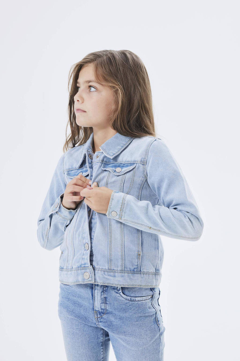 NAME IT spijkerjas NKFSTAR light blue denim