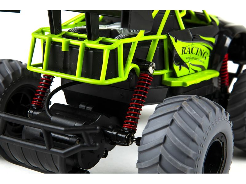 TEC-TOY Monster Truck Hot Racing Grün, 1:14 Akku-Betriebenes RC Off-Road Auto für Kinder ab 6 Jahren