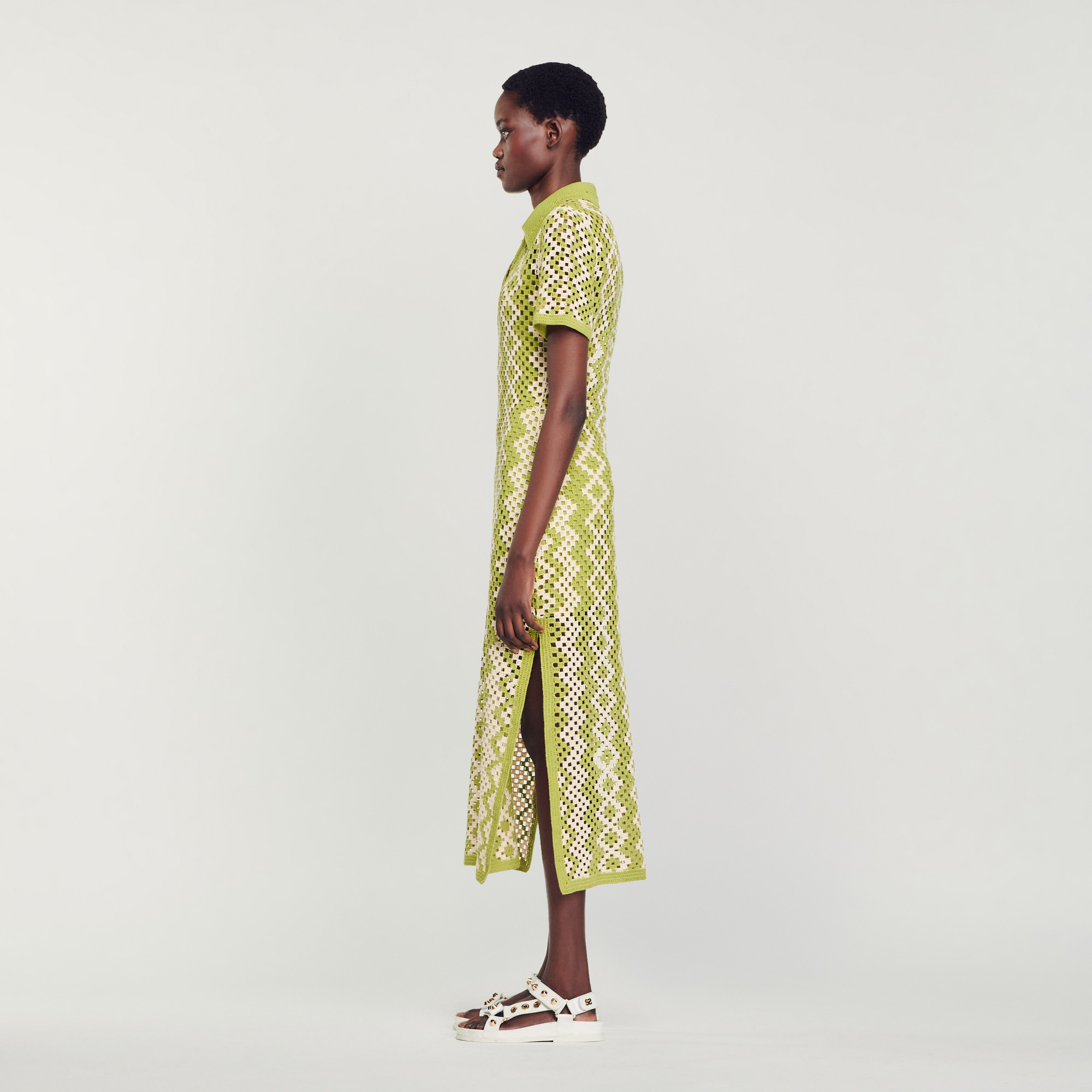 Robe tunique en crochet