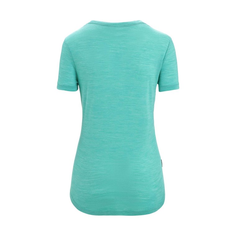 Icebreaker Sphere II SS Scoop Tee Women Fresh Heather