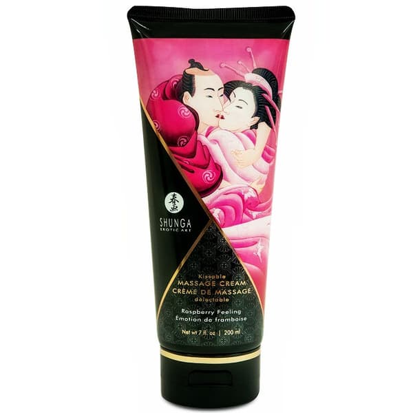 Shunga - Bringebærmassasjekrem 200 Ml