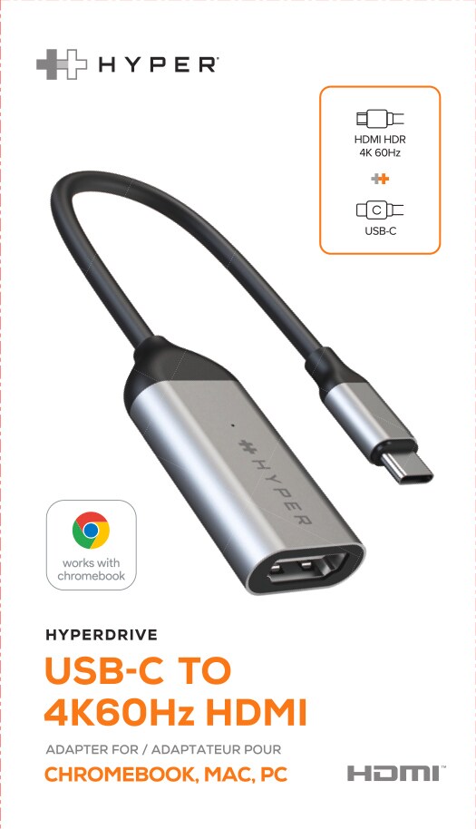 Hyper Drive USB-C to 4K60Hz HDMI Adapter