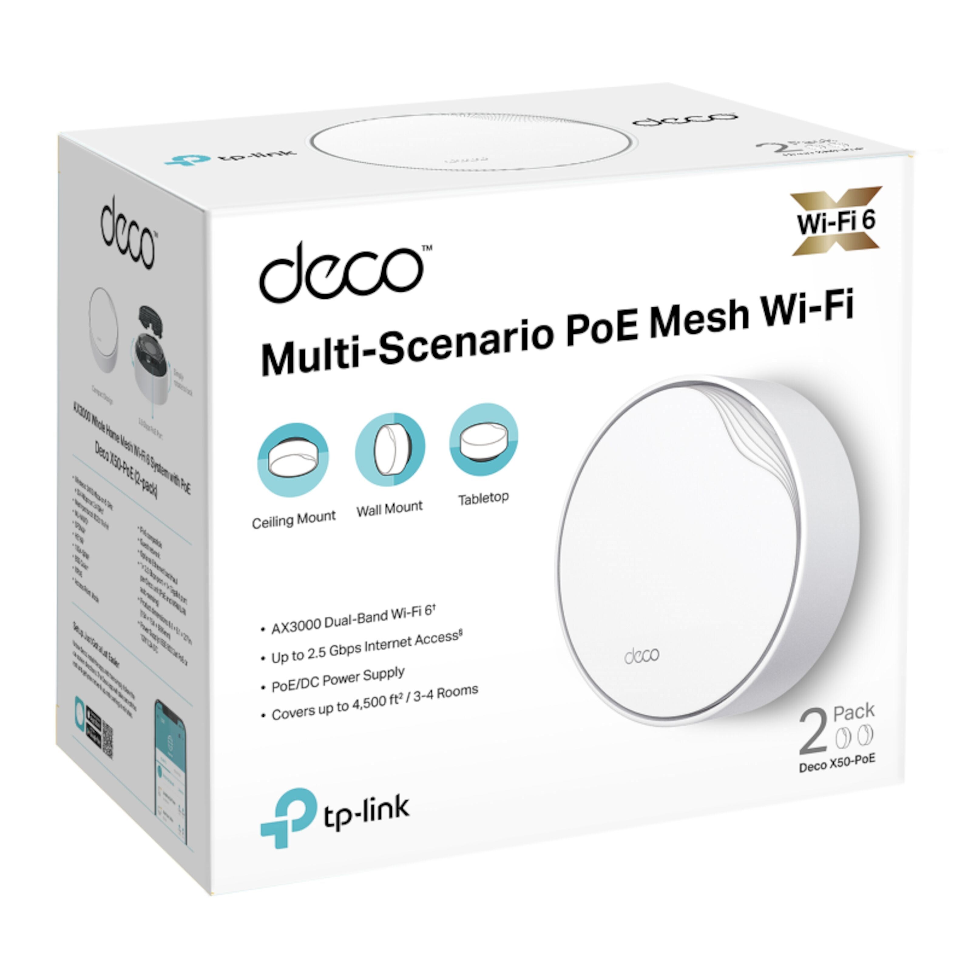 TP-link Deco X50-PoE AX3000 2-pk.