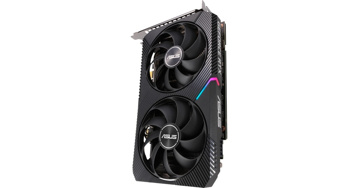 ASUSDUAL GeForce RTX 3060 V2 grafische kaart  (LHR, 1x HDMI, 3x DisplayPort)